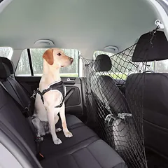 Trixie tinklas automobilio salonui, juodas, 120×100 cm — 2 nuotrauka