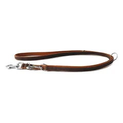 Das Lederband Hunde Führleine Roma mocca/cognac