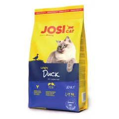 Josera JosiCat Crispy Duck sausas pašaras su antiena katėms, 1,9 kg