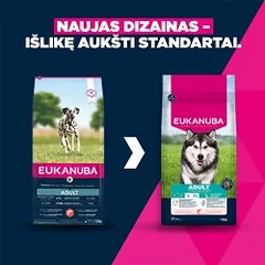 Eukanuba Life Care Adult L sausas pašaras šunims su lašiša ir miežiais, 12 kg — 2 nuotrauka