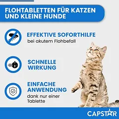 CAPSTAR 11,4 mg für Katzen und kleine Hunde
