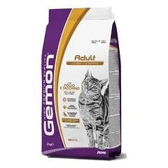 GEMON sausas maistas suaugusioms katėms su vištiena ir kalakutiena 2 kg
