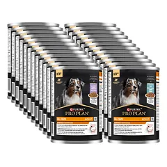 PRO PLAN Kasdienė mityba Suaugusiems šunims Skirtas maistas Įvairių skonių želė 24x400g