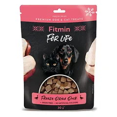Fitmin for Life Freeze dried Duck šaltyje išdžiovinti skanėstai šunims ir katėms 30 g