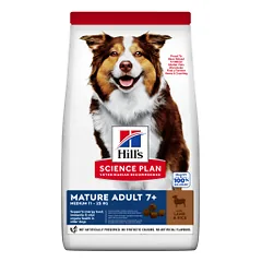 Hill’s Science Plan Medium 7+ sausas maistas šunims suu ėriena ir ryžiais, 2,5 kg parduotuvėje gyvunumaistas.lt