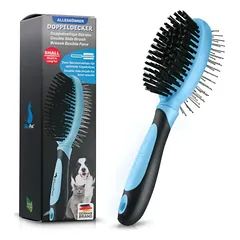 BluePet 2in1 šunų ir kačių šepetys ilgiems ir trumpiems plaukams, Labai mažiems < 4 kg — 2 nuotrauka