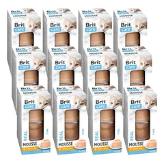 BRIT Care Cat Mousse Real Tuna 72x25 g katėms skirtas tunikų musas