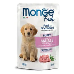Monge Fresh Puppy konservai su kiauliena ir daržovėmis šuniukams - Pet24