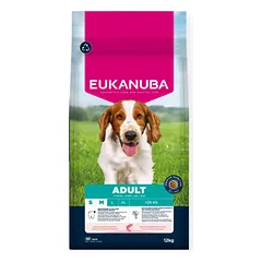 Eukanuba Dog Salmon Barley S/M breed 12 kg, su lašiša ir miežiais