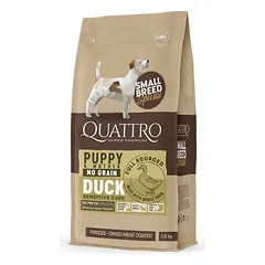 Quattro sausas maistas mažų veislių šuniukams ir motinoms su antiena, 1.5 kg