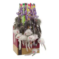 Magic Cat – Žaislas katei pagaliukas su virve ir pele