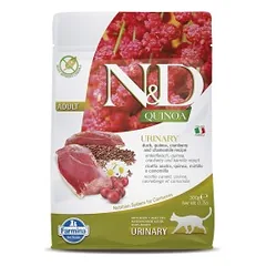 FARMINA N&D QUINOA - CAT Dry URINARY Duck&Cranberry ADULT 300 gr