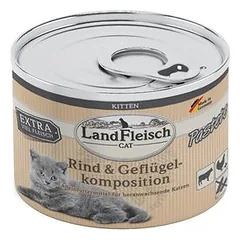 LandFleisch Cat - Kitten Dose 6x195g