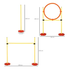 Agility rinkinys geltonas — 3 nuotrauka