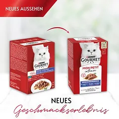 Gourmet Mon Petit mišrus rinkinys, drėgnas maistas katėms 6 x 50 g — 2 nuotrauka