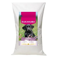 Eukanuba Puppy Large Chicken sausas maistas didelių veislių šuniukams su vištiena, 18 kg