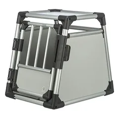 Trixie aliuminė transportavimo dėžė, šviesiai pilka/sidabrinė, L–XL, 91 × 75 × 84 cm — 2 nuotrauka
