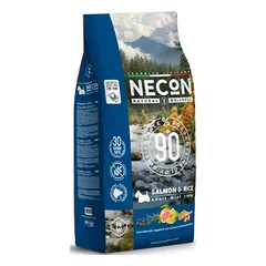 Necon Natural Wellness Adult sausas pašaras mažų veislių šunims su lašiša ir ryžiais nuotrauka