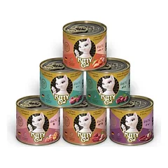 KITTY Cat Adult Pate drėgnas maistas katėms, ekonominė pakuotė 24 x 200 g, Mixpaket III (6 Sorten) — 4 nuotrauka