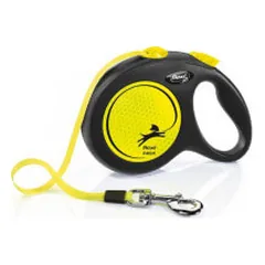 Flexi Neon Yellow automatinis pavadėlis šunims - Vet1