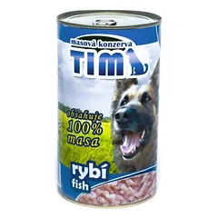 Timas šuo žvejyba, konservuoti 1200 g