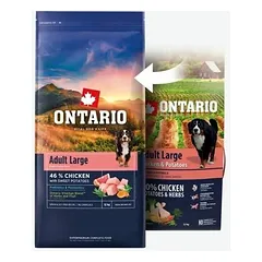 Ontario Adult Large su vištiena ir batatais, sausas maistas šunims 12 kg — 2 nuotrauka
