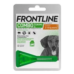 Frontline Combo S lašai nuo erkių ir blusų šunims, 2-10 kg, 1 vnt. photo