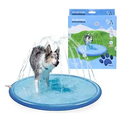 COOLPETS baseinas su fontano funkcija šunims, mėlynas