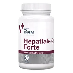 VETEXPERT Hepatiale forte pašaro papildas d. veislių šunims, kepenų veiklai, N40