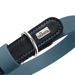 HUNTER antkaklis Wolmar BioThane® x oda, dūminės mėlynos/juodas, Mažiems 5–10 kg — 4 nuotrauka