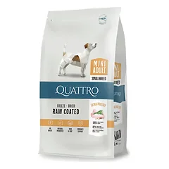 Quattro sausas maistas mažų veislių suaugusiems šunims su paukštiena 7 kg