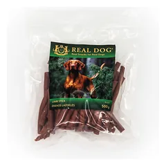 Real Dog skanėstai šunims, ėrienos lazdelės, 500 g