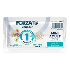 Forza10 Mini DIET sausas maistas mažų veislių suaugusiems šunims su žuvimi, 1.5 kg — 3 nuotrauka