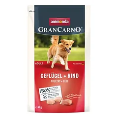 animonda GranCarno Adult su paukštiena ir jautiena, sausas maistas šunims, 3 - 4,9 kg — 2 nuotrauka