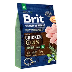 BRIT Premium By Nature Junior Extra Large XL Chicken 3 kg