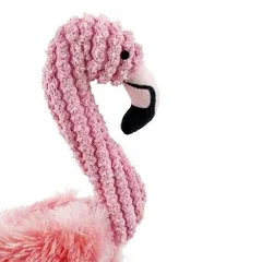 HAP pliušinis, cypiantis flamingas žaislas šunims, 45 cm — 2 nuotrauka