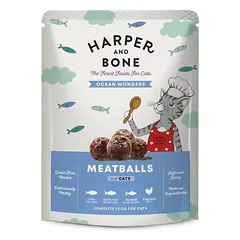 Harper and Bone Ocean Wonders konservuotas maistas katėms su žuvimi, 85 g
