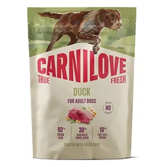 CARNILOVE True Fresh Dog Duck Adult 1,5 kg sausa maisto su šviežia antis suaugusiems šunims