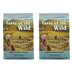 TASTE OF THE WILD Appalachian Valley mažos veislės 24,4 (2 x 12,2 kg) su elniena ir avinžirniais
