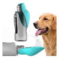 HausPets Hundeflasche 800ml Tragbar BPA-frei Trinknapf