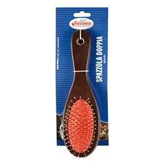 Wooden brushes double L 23cm — 1 nuotrauka