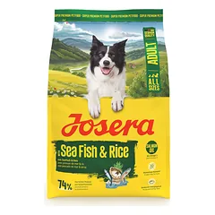 Josera Sea Fish + Rice A/S sausas pašaras šunims su jūros žuvim, 3 kg