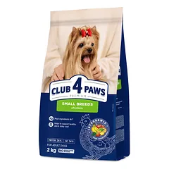 CLUB 4 PAWS Premium visavertis pašaras mažų veislių suaugusiems šunims