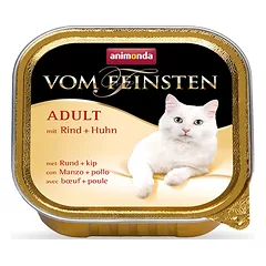 ANIMONDA Cat Vom Feinsten suaugusiems katėms, skonis: jautiena + vištiena, 100 g