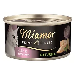 Miamor Feine Filets Natur konservai, drėgnas maistas katėms 24 x 80 g