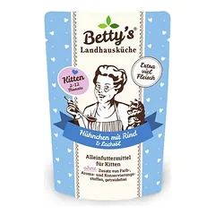 Betty's Landhausküche Kitten Frischebeutel Kitten Huhn Rind