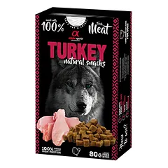 ALPHA SPIRIT NATURAL DOG skanėstai šunims su kalakutiena 80g (6)