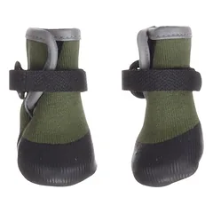 Flamingo Hundeschuhe Magna grün - 2 Stück