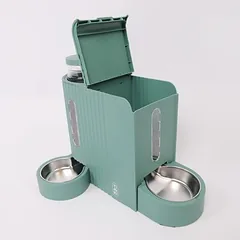 TIAKI maisto ir vandens dozatorius PERFECT FIT, iki 1,3 kg sauso maisto ir 3 l vandens — 4 nuotrauka