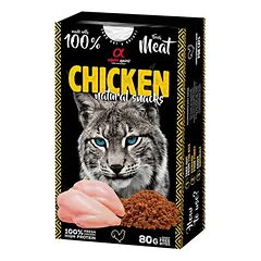 ALPHA SPIRIT NATURAL CAT skanėstai katėms su vištiena 80g